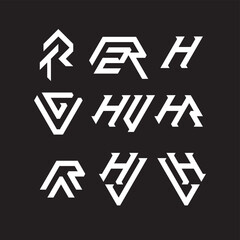 typography letter geometry golden ratio professional logo