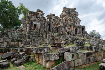 Fototapeta na wymiar Temple de Wat Ek Phnom