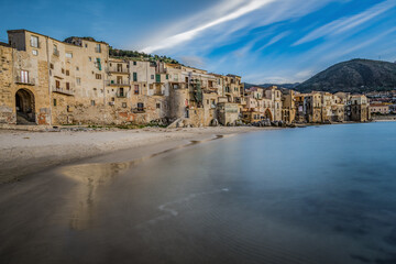 Il pittoresco borgo marinaro di Cefalù, Sicilia