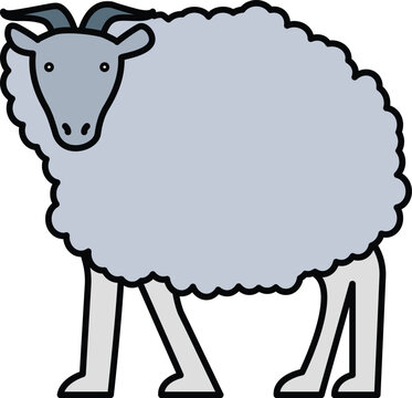 Lamb Vector Icon
