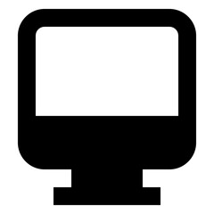 Computer glyph icon