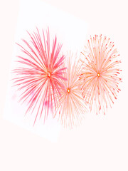 Realistic firework elements PNG format easy to use festive sparkler overlay