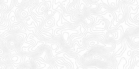 Topographic map. Geographic mountain relief. Abstract lines background. Contour maps. Vector illustration, Topo contour map on white background, Topographic contour lines vector map seamless pattern.