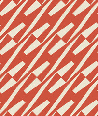 Abstract Diagonal Trendy Geometric Vector Seamless Pattern Chic Fashion Colors Minimal Monochrome Design Perfect for Allover Fabric Print or Wrapping Paper