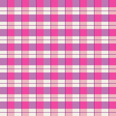 pink plaid seamless pattern