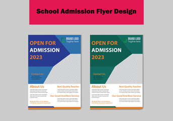 School Admission Flyer Design