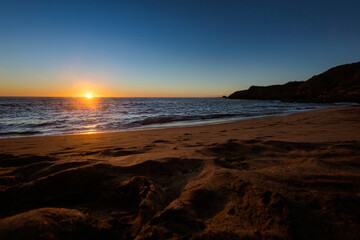 Beautiful Mazunte beach in Mexico