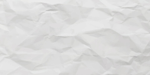 Obraz premium Crumpled white creased paper sheet texture can be use as background. Ragged White Paper, white waxed packing paper texture. 