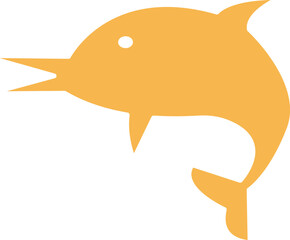 Dolphin Vector Icon
