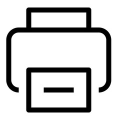 Print line icon