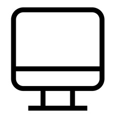 Computer line icon