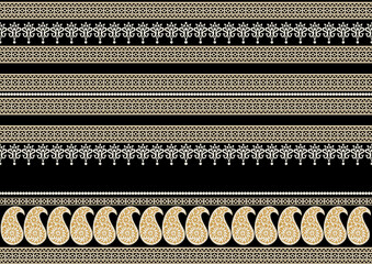 digital textile design pattern Boder