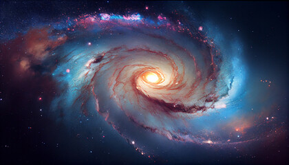 Galaxy Farbenfroh Sterne