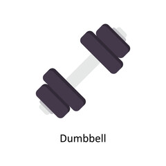 Dumbbell vector Flat Icons. Simple stock illustration stock illustration