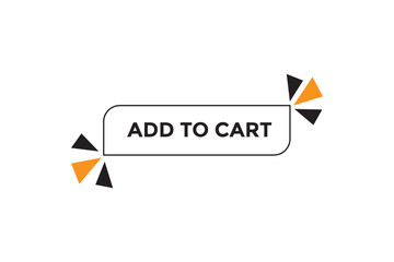 Add to cart button web banner templates. Vector Illustration
