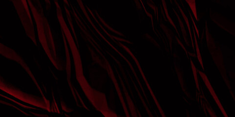 Red paper texture . Dark red wrinkled paper texture. Black crumpled paper texture . red crumpled and top view textures can be used for background of text or any contents .