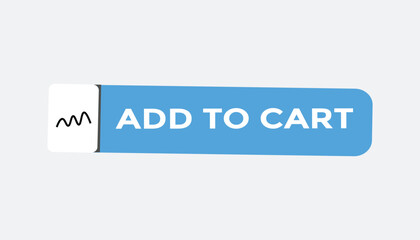 Fototapeta premium Add to cart button web banner templates. Vector Illustration 