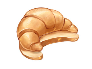 Colorful cartoon food with a variety of delicious fast food menus.