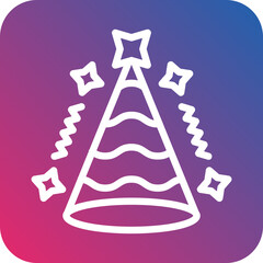 Party Hat Icon Style