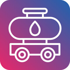 Oil Tank Icon Style