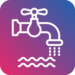 Waste Water Icon Style
