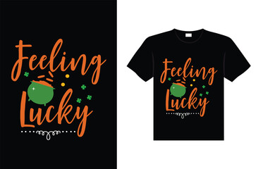 st. patrick's day typography colorful Irish quote vector Lettering t shirt design 