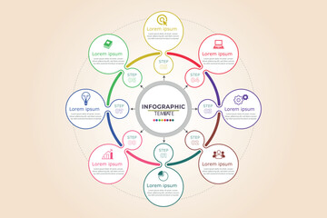  infographics 8 circle