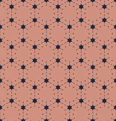 Abstract tileable geometric pattern. A seamless background, vintage texture.	