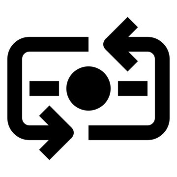 Money Flow glyph icon