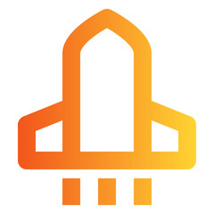 Obraz premium Startup gradient icon