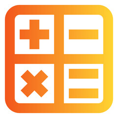 Fototapeta premium Accounting gradient icon