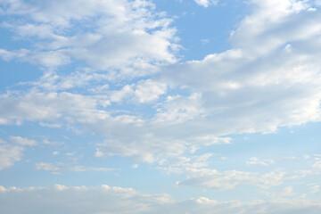 white clouds in the sky