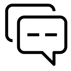 Feedback line icon