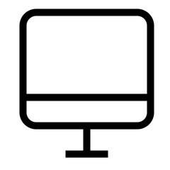 Lcd line icon