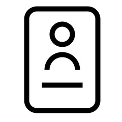 Resume line icon