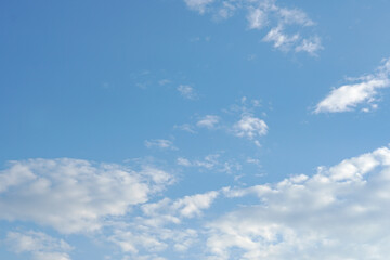 white clouds in the sky