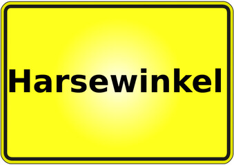 Stadteingangsschild Deutschland Stadt Harsewinkel