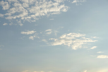 white clouds in the sky