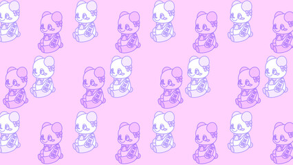 ♪くまパンダベア壁紙♪