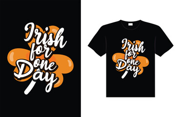 st. Patrick's day typography colorful Irish quote vector Lettering t-shirt design 