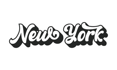 New York Typography Vector T-shirt Design