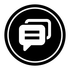 Comunication Circular line icon