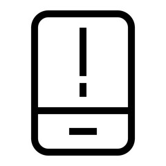 Mobile Error line icon