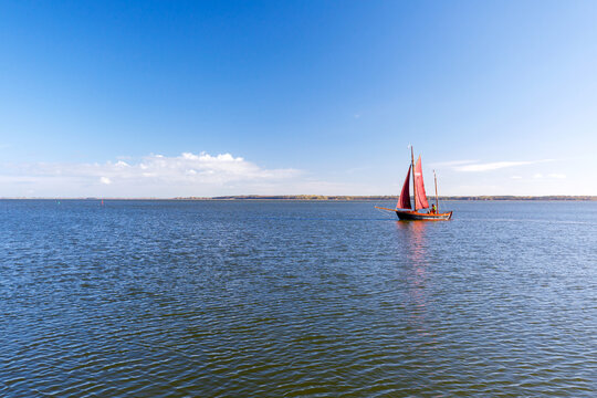 Zeesboot auf dem Bodden