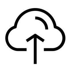 Upload line icon