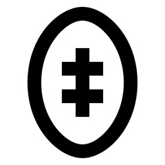Football line icon