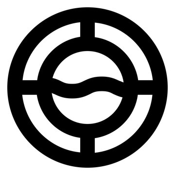 Port Hole line icon