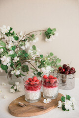 strawberries and cream