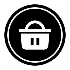 Bag Circular line icon