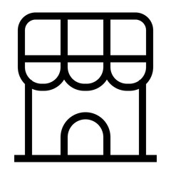 Shop line icon